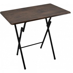 Ankor Τραπέζι ξύλινο πτυσσόμενο 90x70εκ σκούρο καφέ 774371